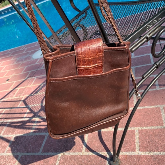 Vintage Brighton woven leather bag - Picture 3 of 6